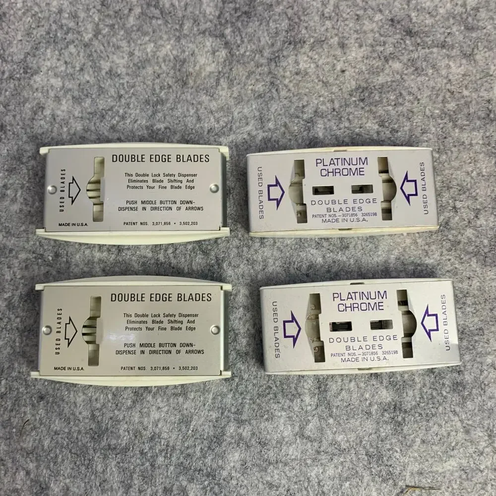 Kroger Store Brand Stainless Steel Double Edge Razor Blades, Vintage, Made in US